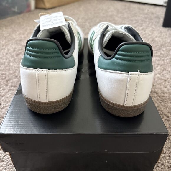 adidas Men's Samba ADV White College Green Brown Size 11 GY6940 New Sneakers - Picture 5 of 8
